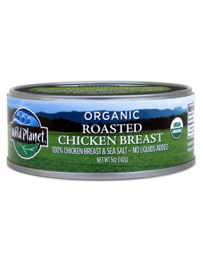 Wild Planet Organic Roasted Chicken Breast Salted (12x5 OZ)
