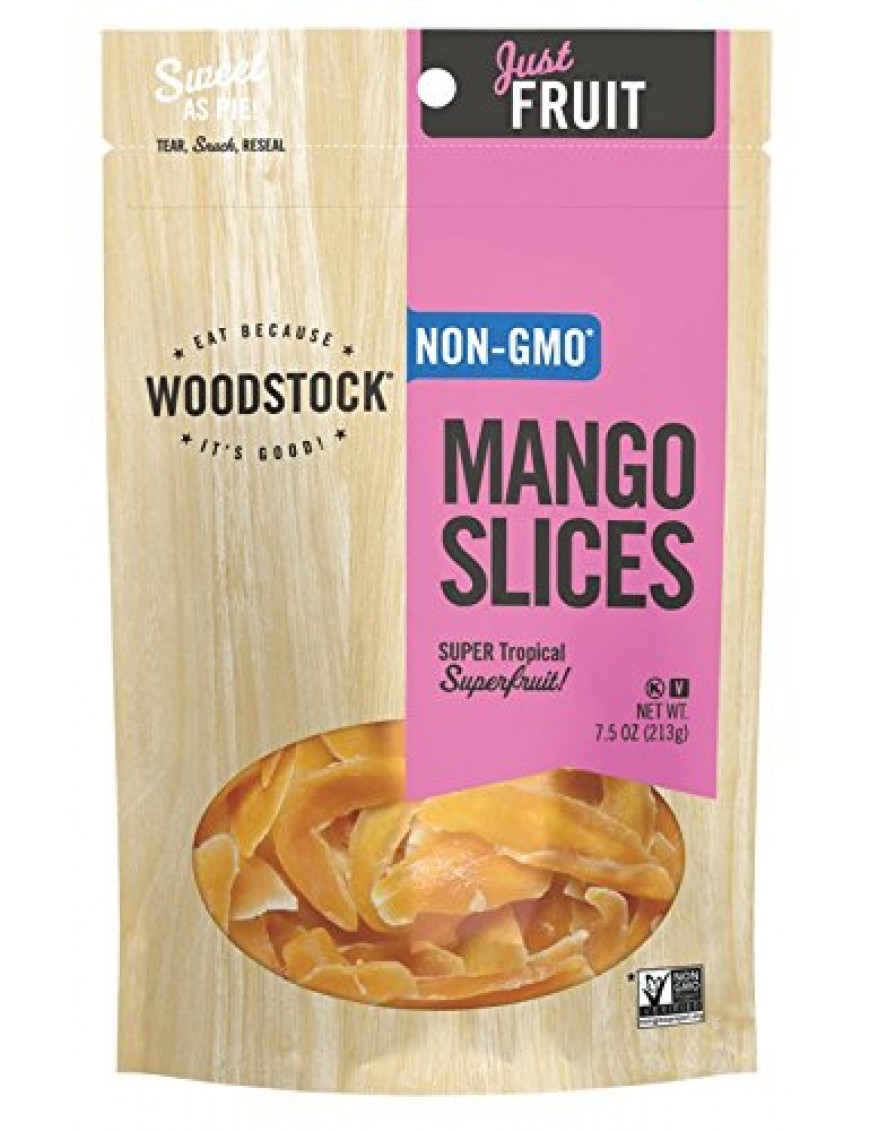Woodstock Unsulphered Mango Sliced (8x7.5Oz)