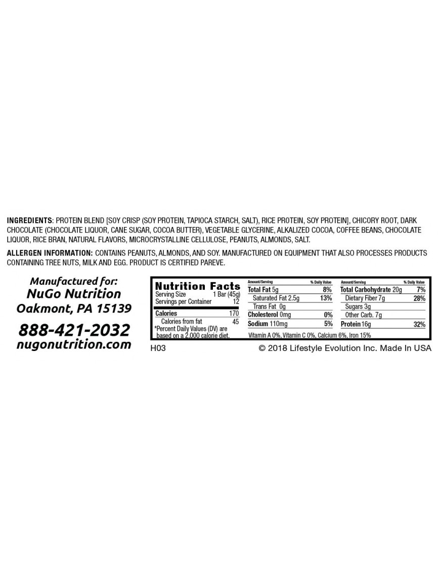 NuGO Slim Espresso (12x1.59 Oz)