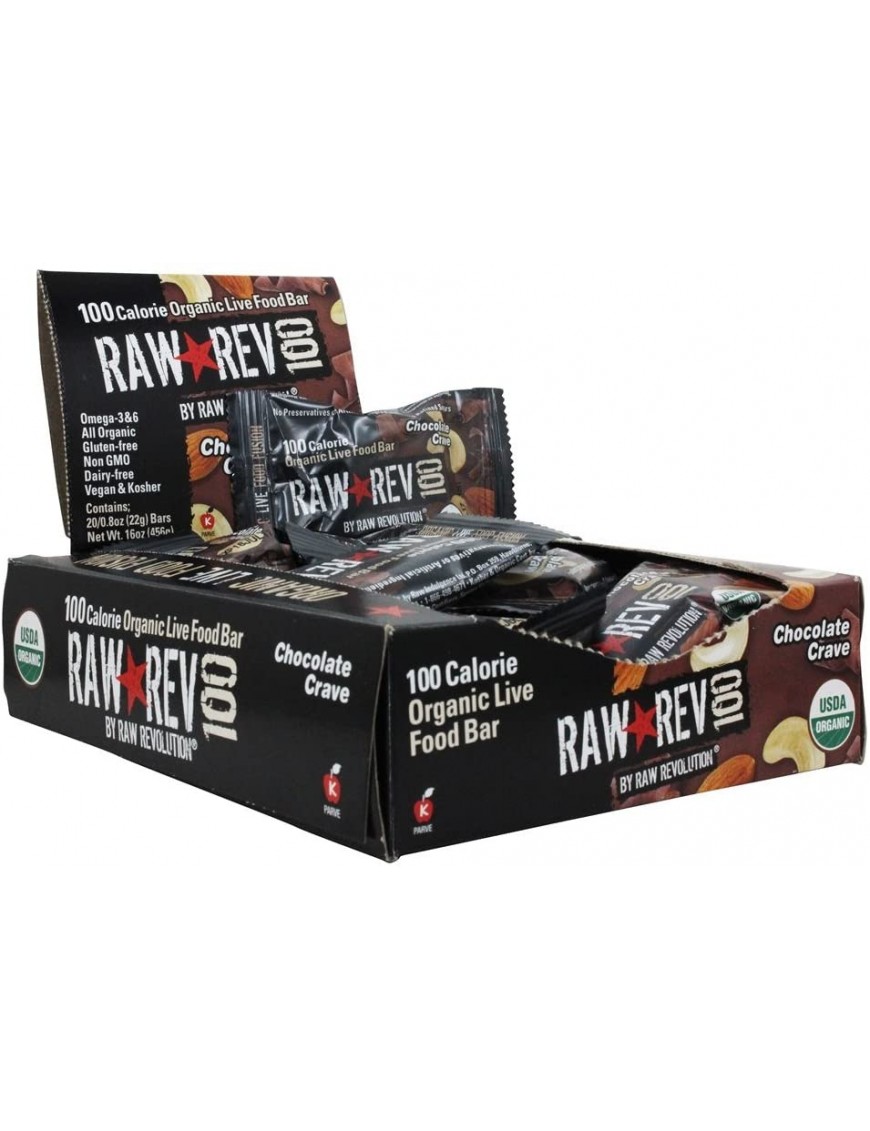Raw Revolution Chocolate Crave Bar (20x0.8OZ )