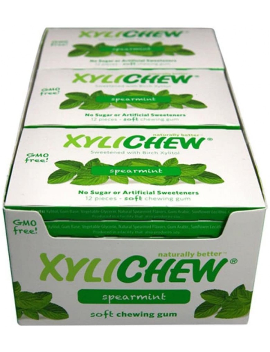 Xylichew Spearmint Gum, Display (24x12 PC)