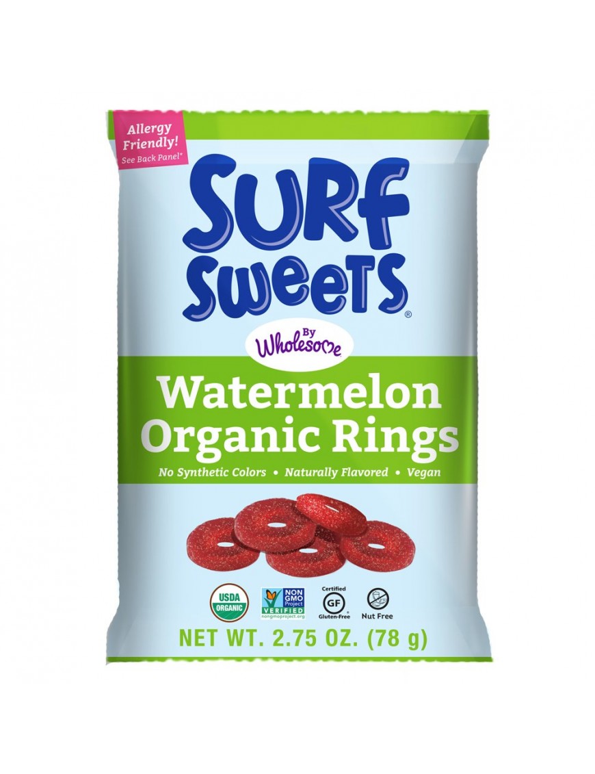 Surf Sweets Watermelon Rings (12x2.75OZ )
