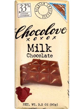 Chocolove Milk Chocolate (12x3.2Oz)