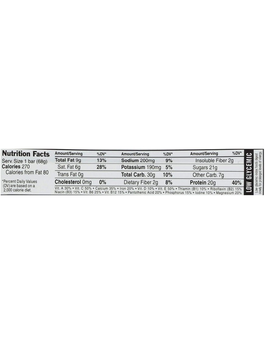 Clif Bar Chocolate Builder Bar (12x2.4 Oz)