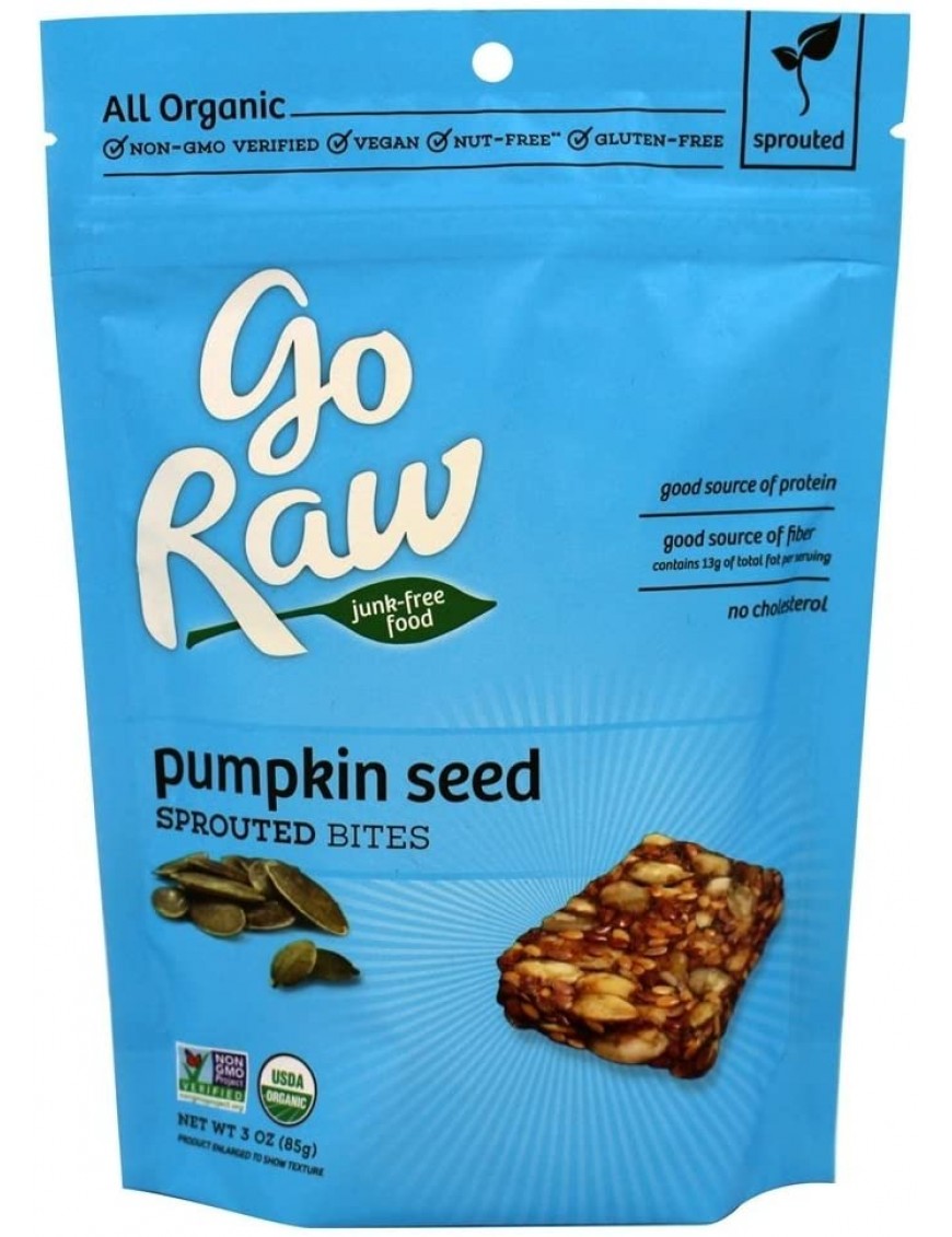 Go Raw Sprouted Pumpkin Seed Bites (12x3 OZ)