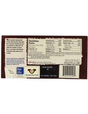Chocolove Lov Coffee Dark Chocolate Bar (12x3.2OZ )