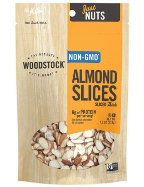 Woodstock Thick Sliced Almonds (8x7.5Oz)