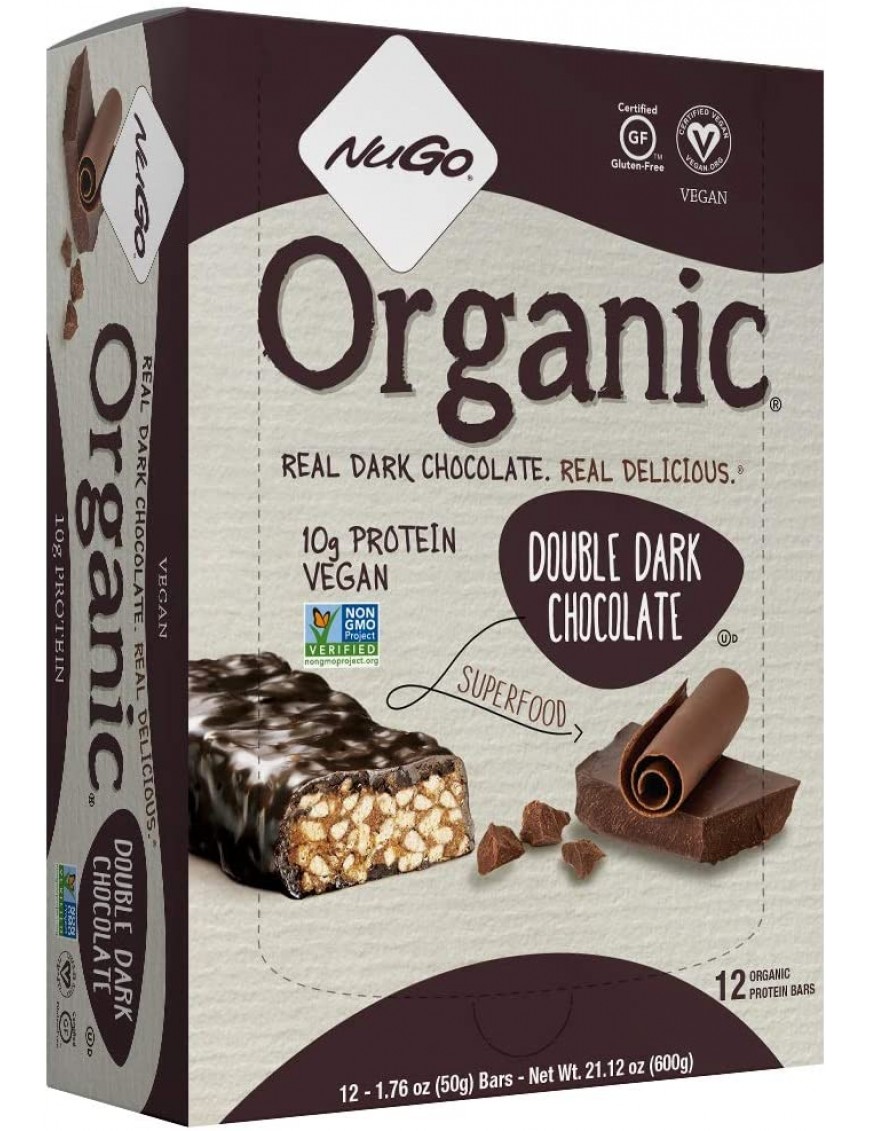 Nugo Double Dark Chocolate Bar (12x50 GM)