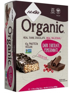 Nugo Nugo Dark Chocolate Pomegranate (12X1.7 OZ)