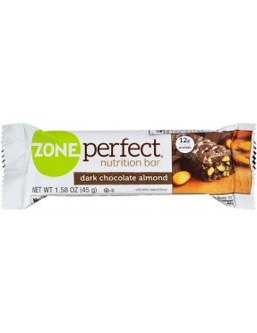 Zone Nutrition Bar Dark Chocolate Almond (12 x1.58 Oz)