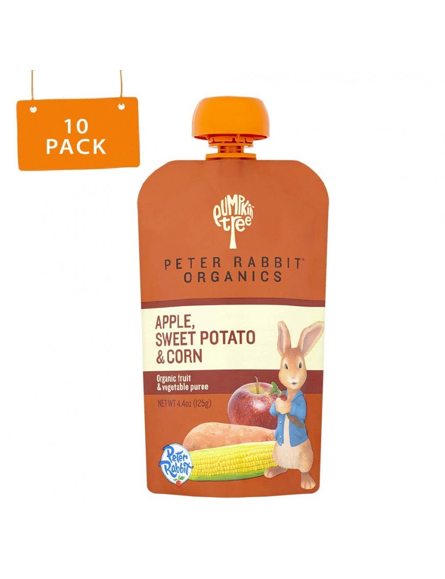 Peter Rabbit Organics Sweet Potato, Corn & Apple Snack (10x4.4 Oz)