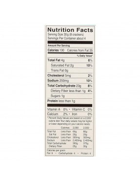 Glutino Vegetable Crackers (6x 4.4 Oz)