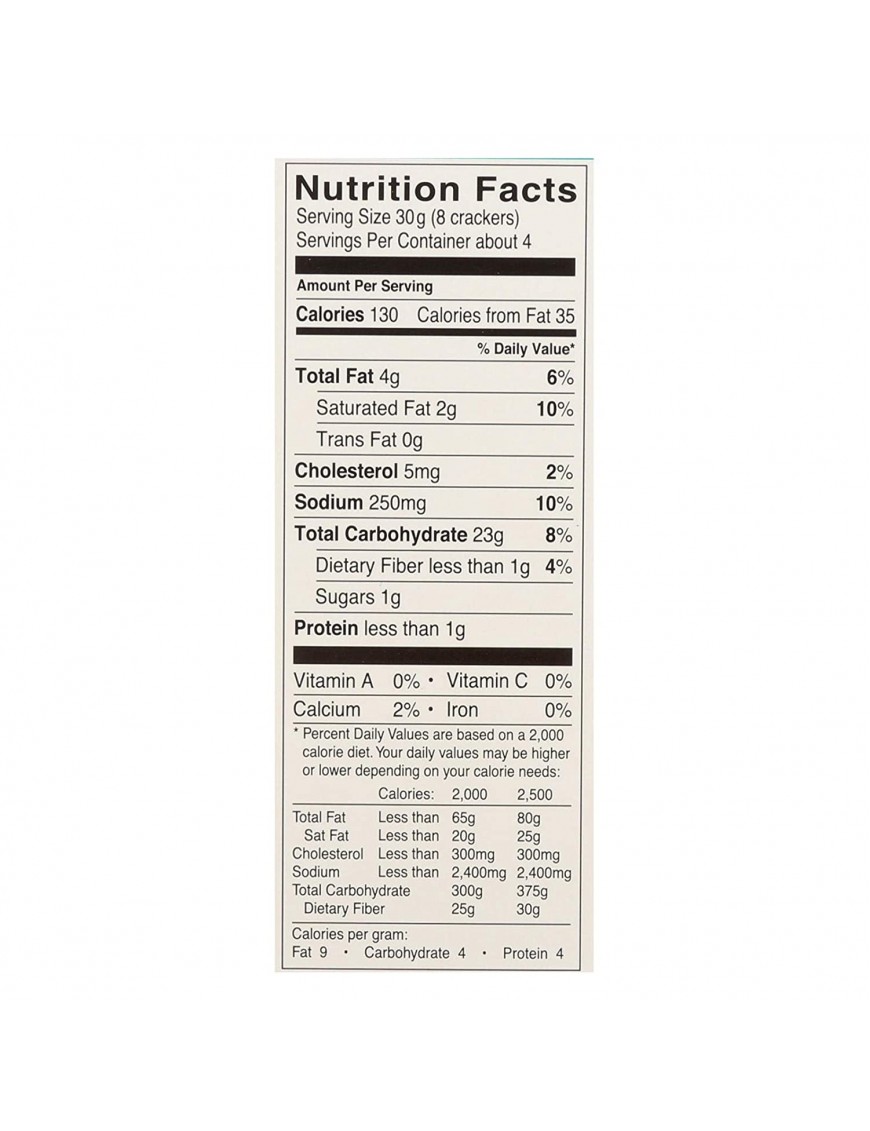 Glutino Vegetable Crackers (6x 4.4 Oz)