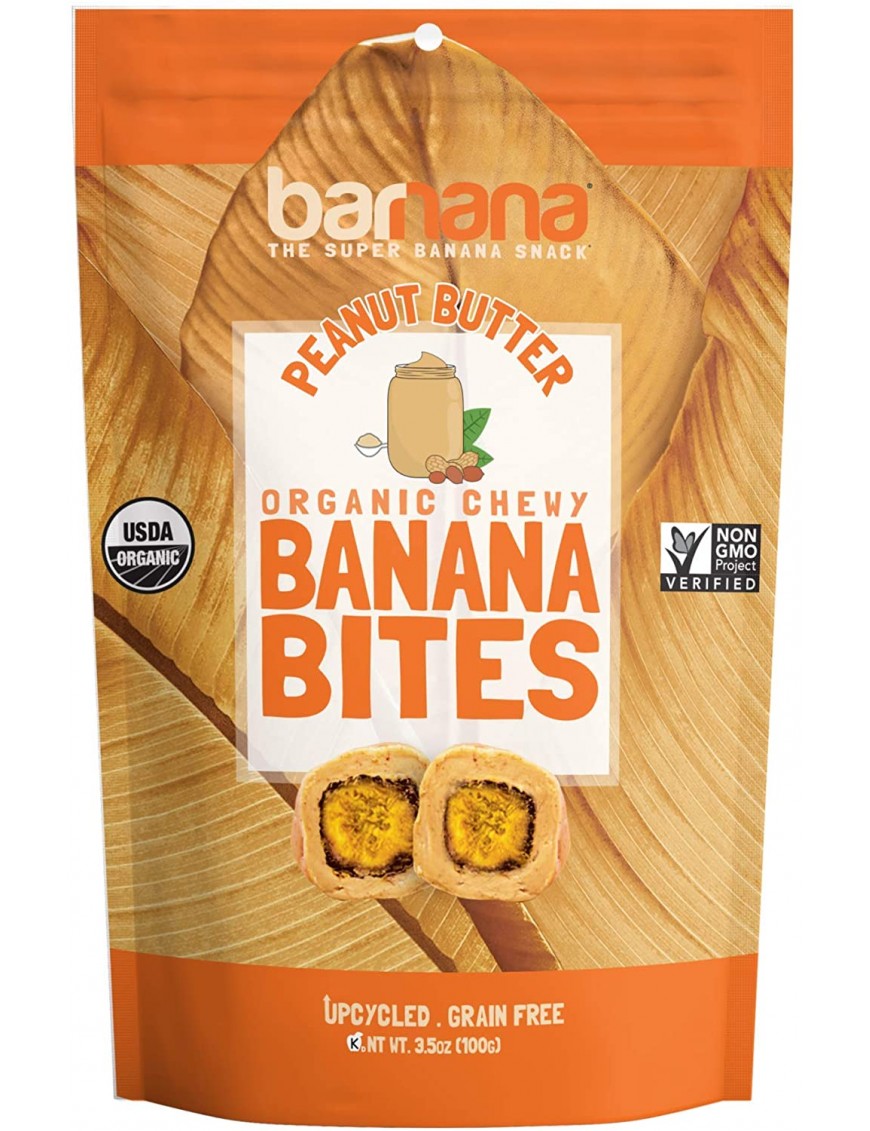 Barnana Banana Bites, Peanut Butter (12x3.5 OZ)