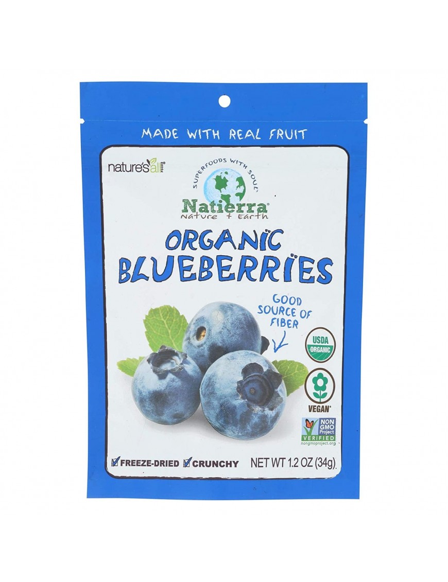 Nature's All Foods Frz Drd Bluebrry (12x1.2OZ )
