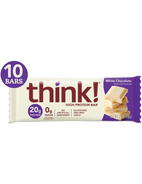 Think Baby White Chocolate Chip Thin Bar (10x2.1 Oz)