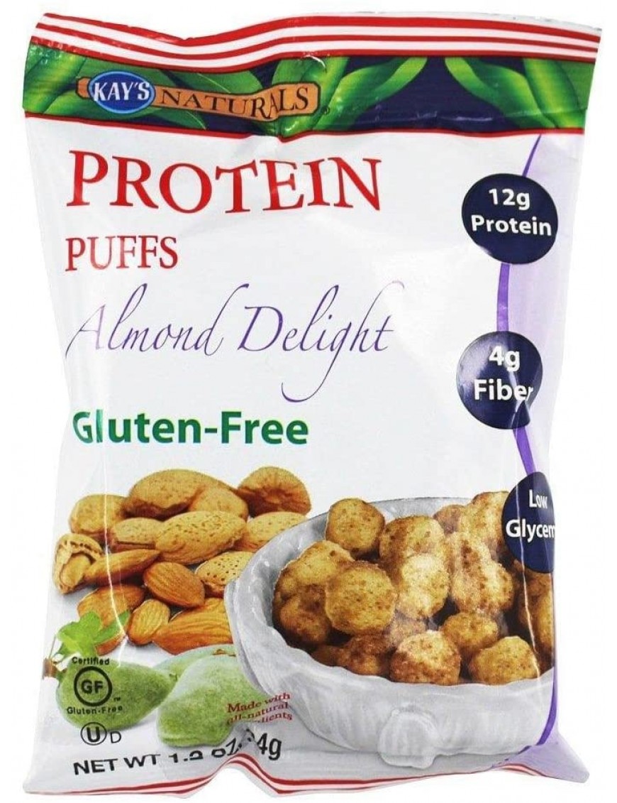 Kay's Naturals Protein Puffs Almond Delight (6 Pack) 1.2 Oz