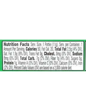 Heavenly Organics Raw Honey Chocolate Pattie, Mint (1x40 CT)
