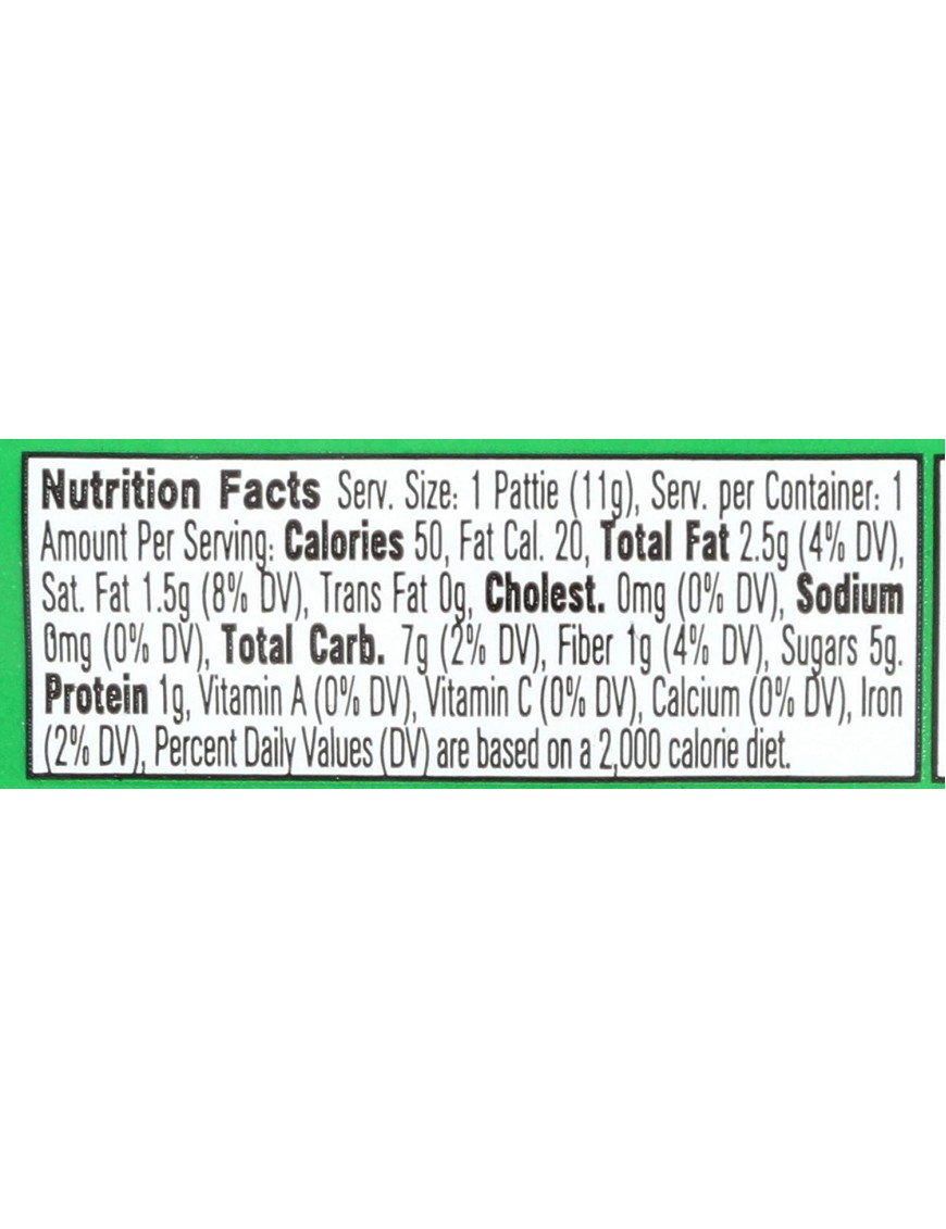 Heavenly Organics Raw Honey Chocolate Pattie, Mint (1x40 CT)