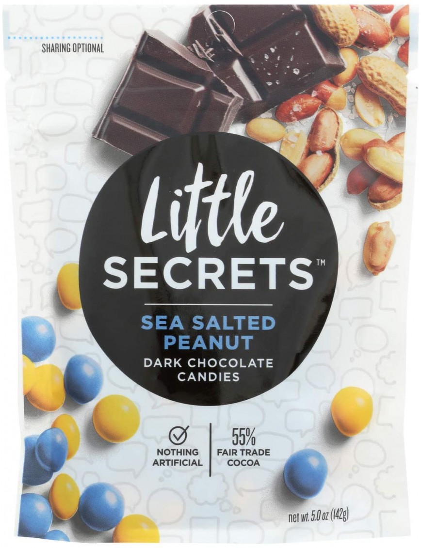 Little Secrets Sea Salted Peanut Dark Chocolate Candies (8x5 OZ)