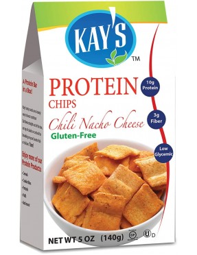 Kay's Naturals Better Balance Protein Chips Chili Nacho Cheese (6 Pack) 5 Oz