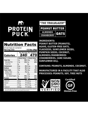 Protein Puck Peanut Butter, Almond, Cranberry (16X3.25 OZ)