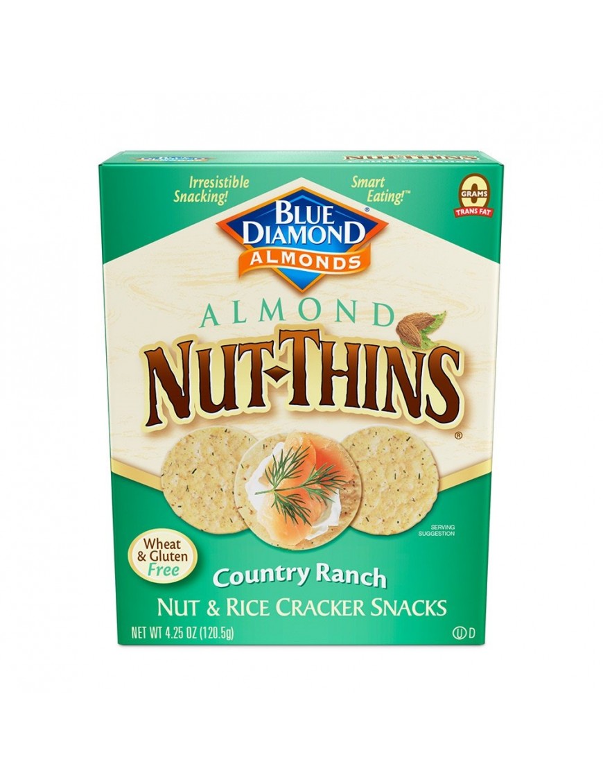 Blue Diamond Country Ranch Thin Crackers (12x4.25 Oz)