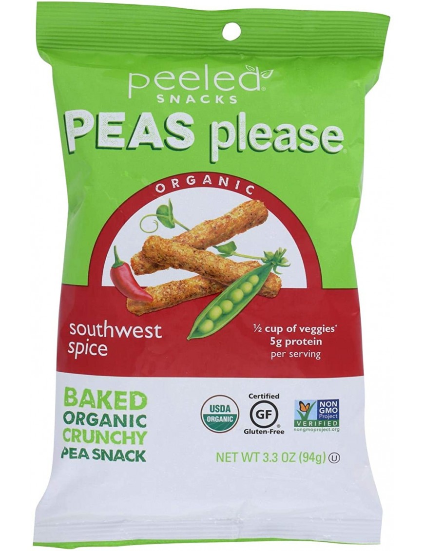 Peeled Peel Peas Southwest Spice (12X3.3 OZ)