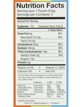 Tasty Brand Sport Gummy Snk (6x5 CT)