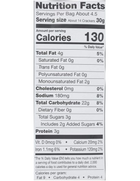 Milton's Gluten Free Baked Crackers Everything (12x4.5 OZ)