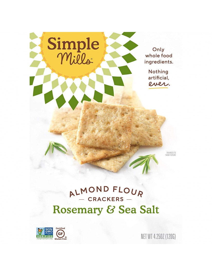 Simple Mills Rosemary & Sea Salt Crackers (6X4.25 OZ)