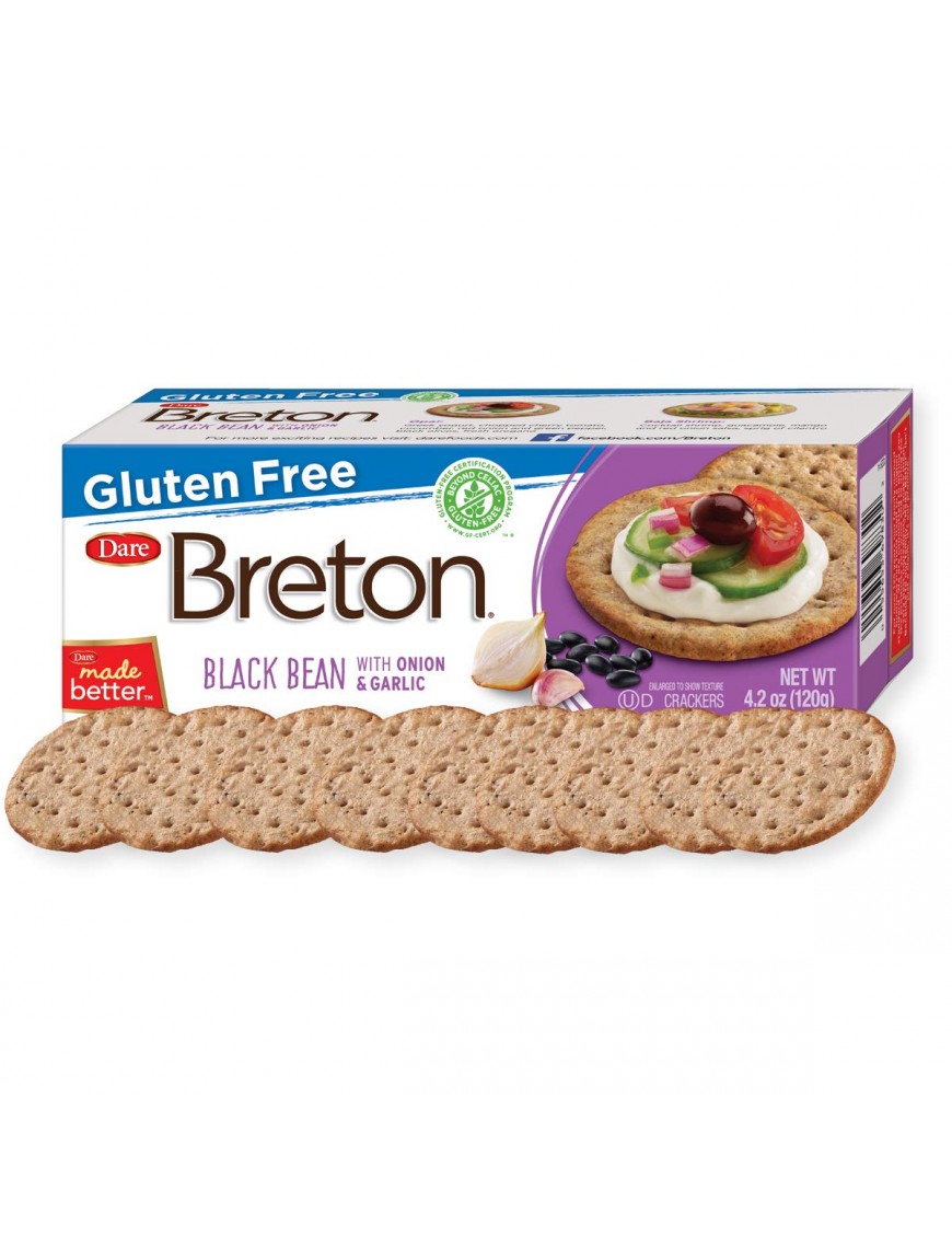 Breton Dare Black Bean Onion & Garlic (6x4.2Oz)