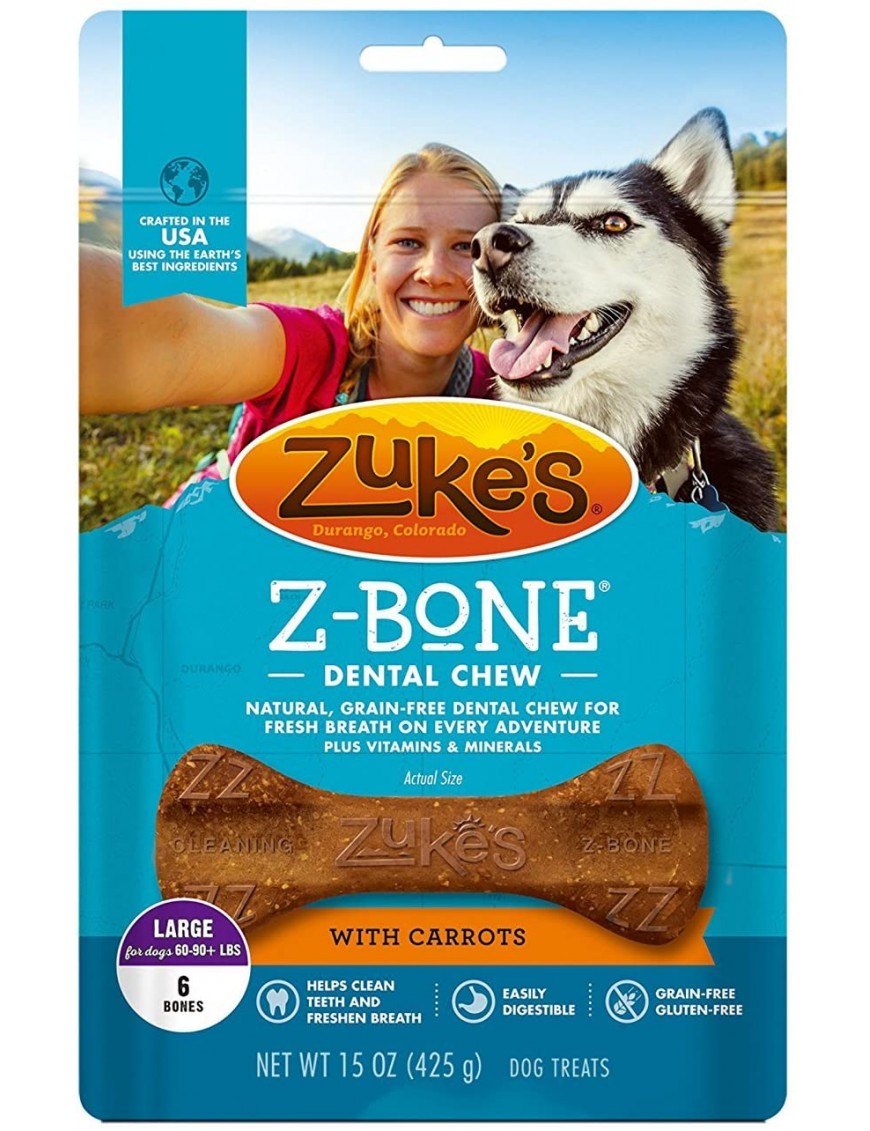 Zuke's Lrg C Dntl Chew (18x2.5OZ )