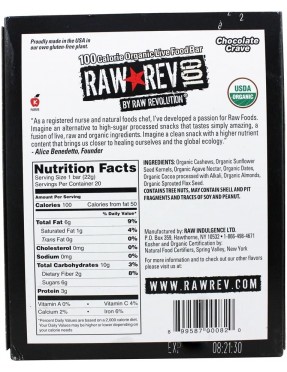 Raw Revolution Chocolate Crave Bar (20x0.8OZ )