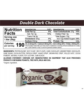 Nugo Double Dark Chocolate Bar (12x50 GM)