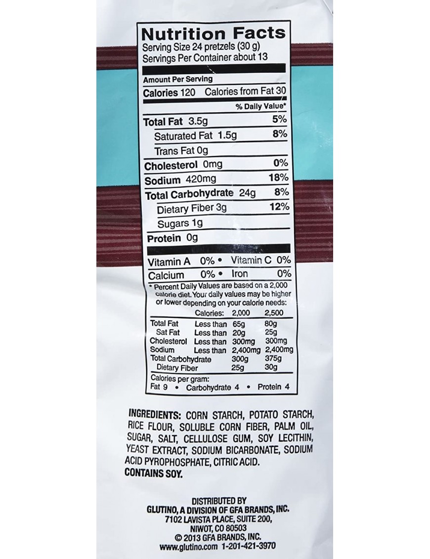 Glutino Pretzels Family Bag (12x14.1 Oz)