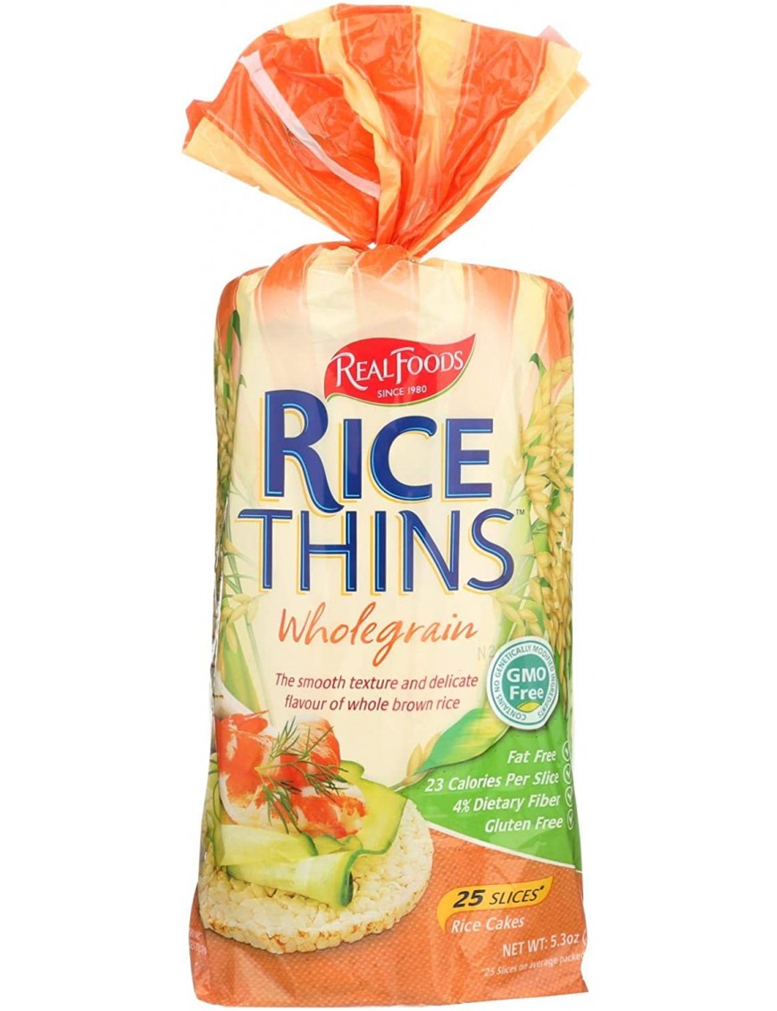 Real Foods Wg Rice Thins (6x5.3OZ )