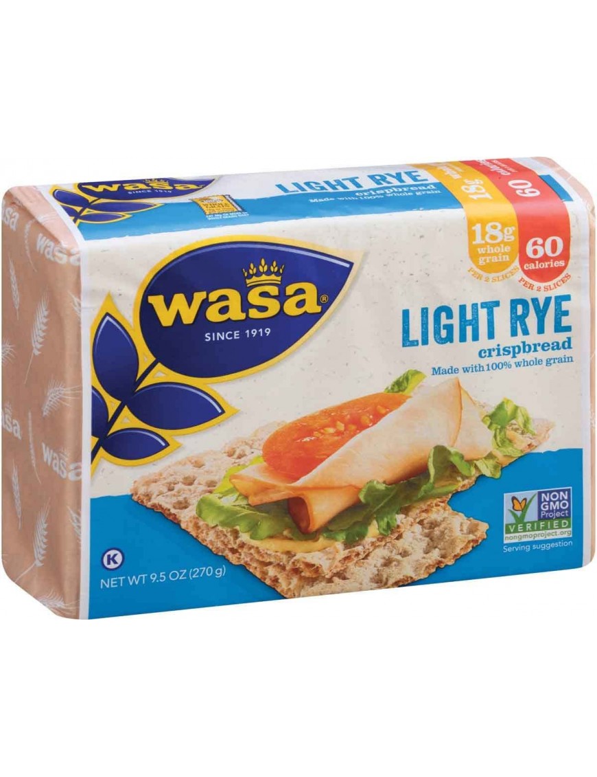 Wasa Light Rye Crispbread (12x8.8 Oz)