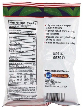 Kay's Naturals High Protein Pretzel Sticks Orange (6 Pack) 1.2 Oz
