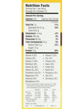 Zone Fudge Graham Nutrition Bar (12x1.76 Oz)