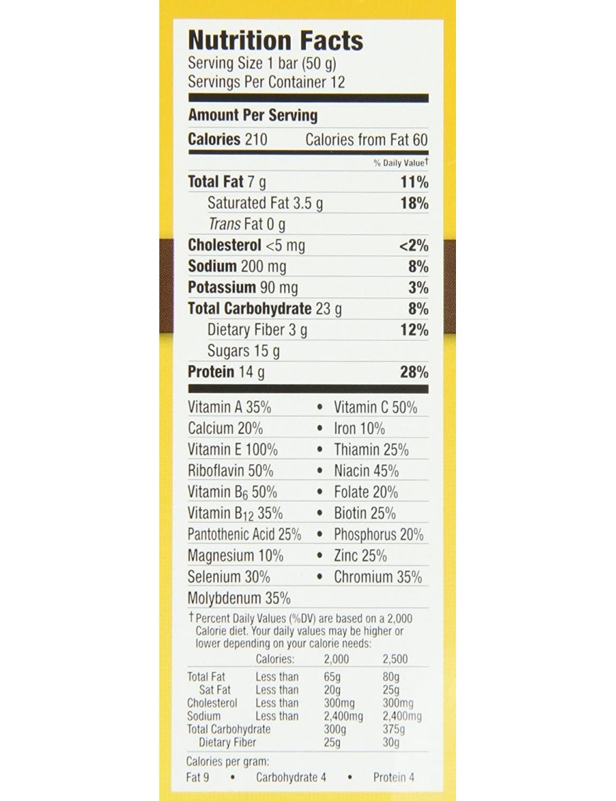 Zone Fudge Graham Nutrition Bar (12x1.76 Oz)