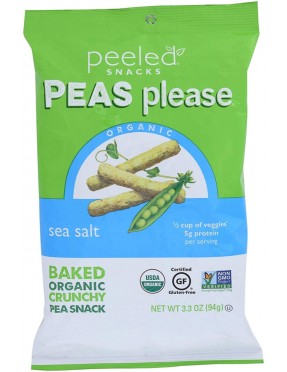 Peeled Peel Peas Sea Salt (12X3.3 OZ)