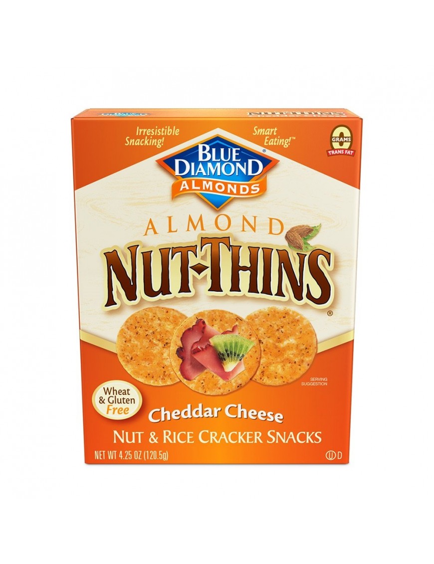 Blue Diamond Cheddar Cheese Thin Crackers (12x4.25 Oz)