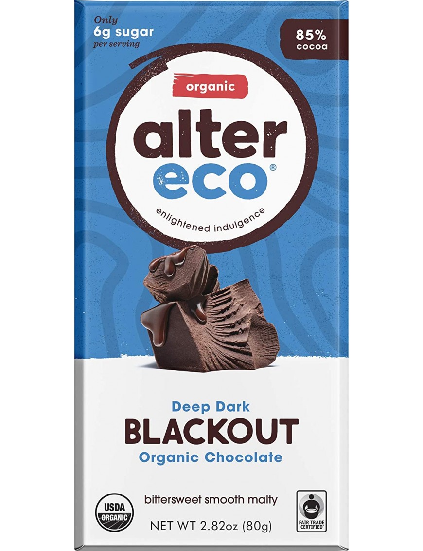 Alter Eco Dark Chocolate Blackout (12x2.82OZ )