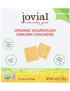 Jovial Rosemary Sourdough Einkorn Crackers (10x4.5 OZ)