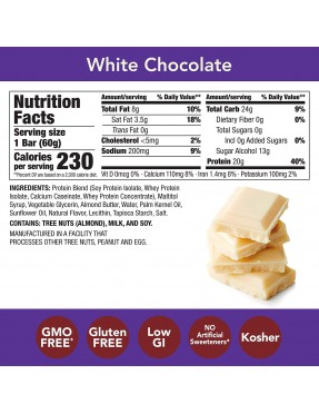 Think Baby White Chocolate Chip Thin Bar (10x2.1 Oz)
