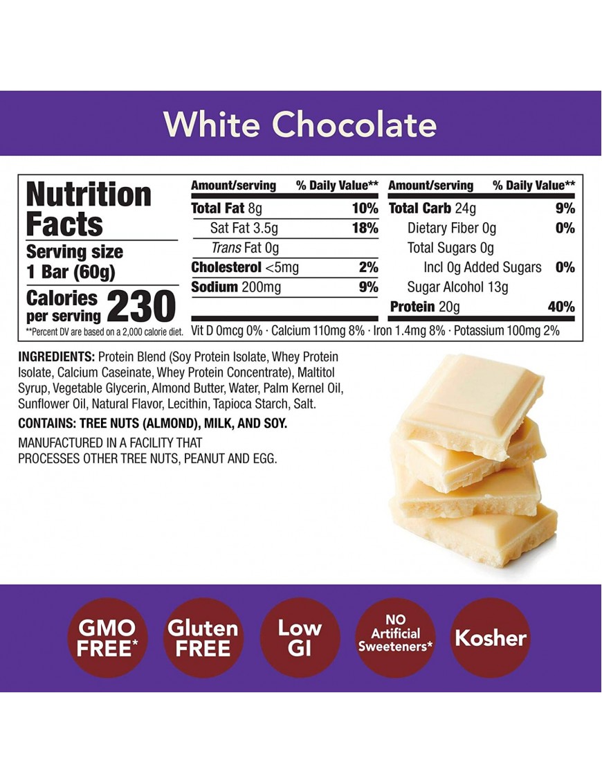Think Baby White Chocolate Chip Thin Bar (10x2.1 Oz)