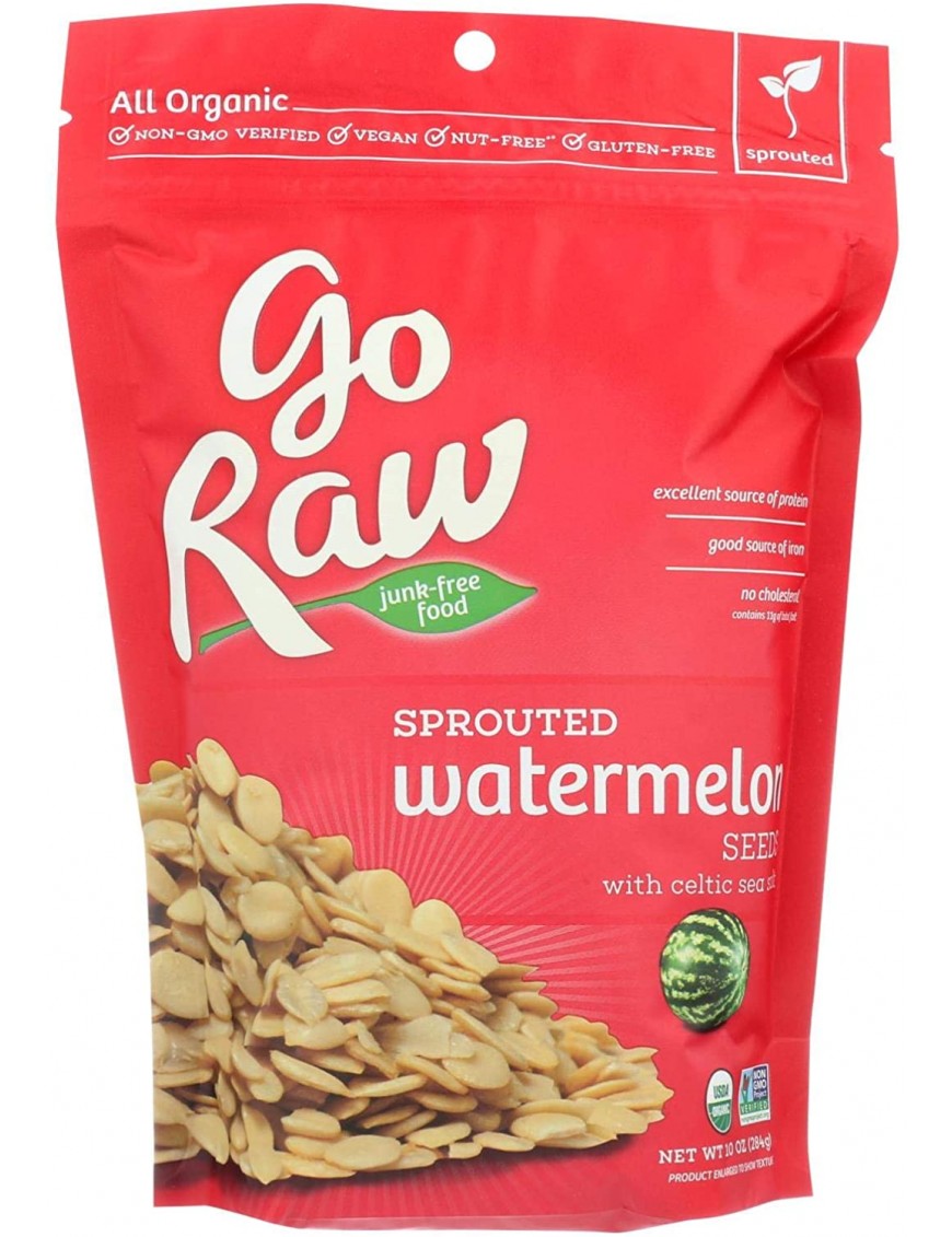 Go Raw Sprouted Watermelon Seeds (8x10 OZ)
