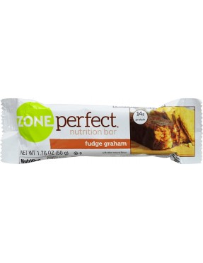 Zone Fudge Graham Nutrition Bar (12x1.76 Oz)