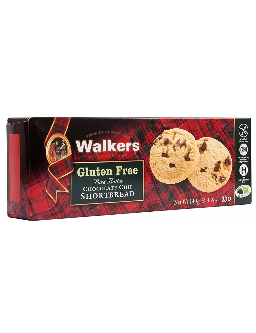 Walkers Chocolate Chip Shortbread (6x4.9 OZ)
